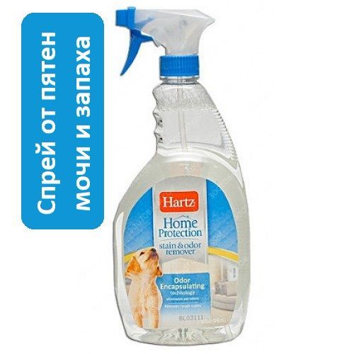 HARTZ Спрей от пятен мочи и запаха для собак и кошек, 946 мл фото